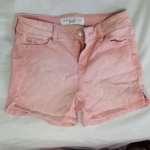 Girls size 10 coral colored shorts